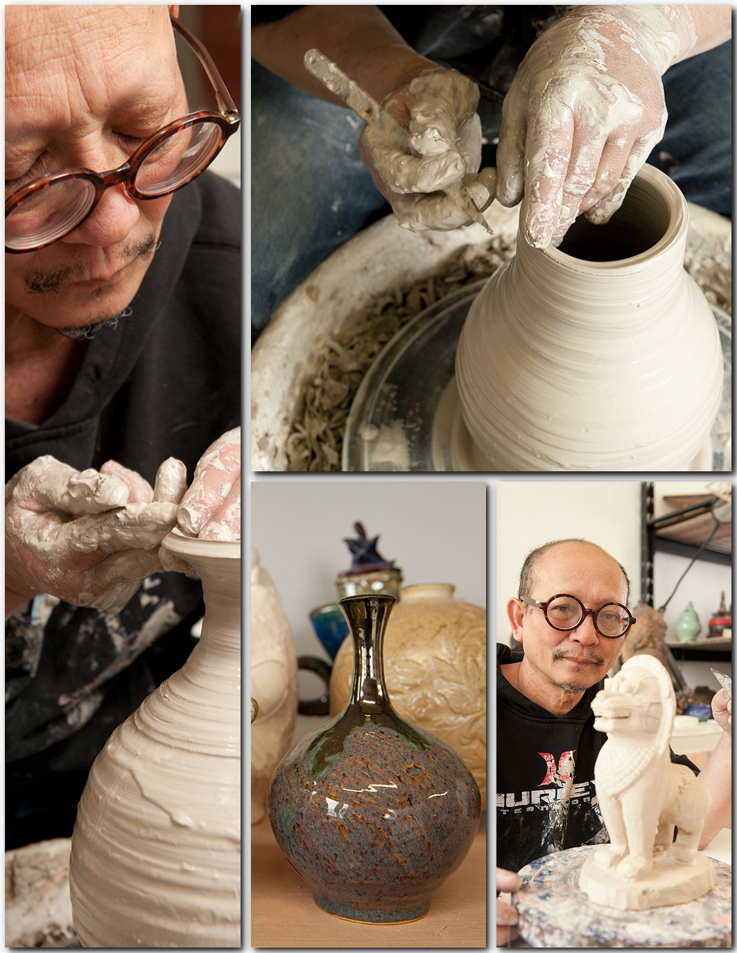 Portrait Yary Livan Master of Cambodian Ceramics for MCC